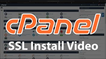 Thawte SSL123 Flexi cPanel install video screenshot