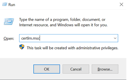 IIS Run Check SSL Certificates