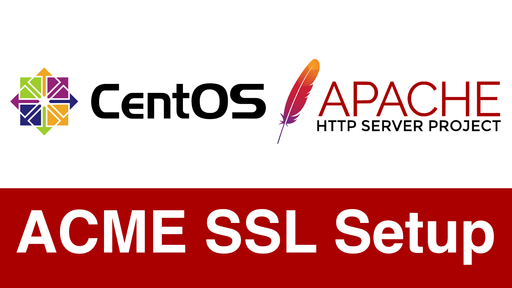Video Guide to setup ACME for Apache on CentOS