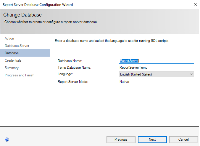 Database Name